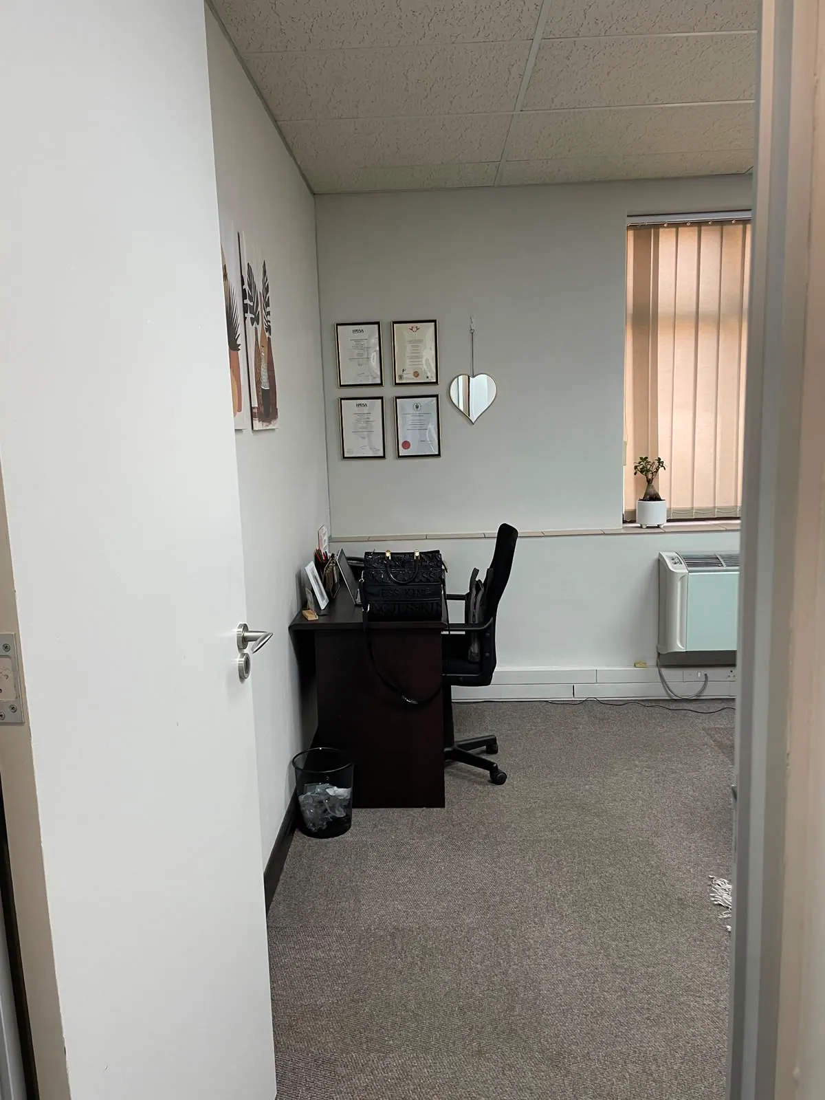 Entrance to Eden Nelson's consultation room in Lonehill